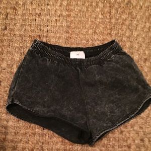 Black wash American Apparel shorts size M